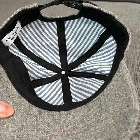 Curated Basics Speckled Wool Baseball Hat - Picture 4 of 6